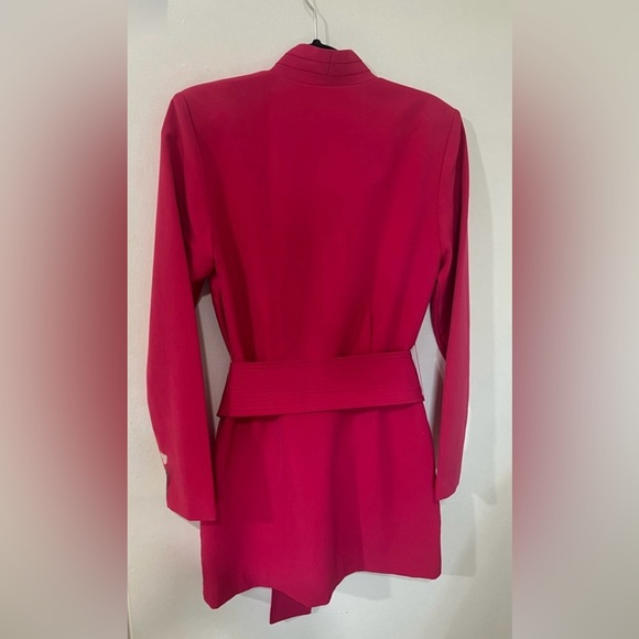 Stunning Karina Grimaldi XS Revolve Hot Pink Mini Blazer Dress - Picture 4 of 8